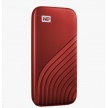 SanDisk WD My Passport SSD externí 500GB , USB-C 3.2 ,1050/1000MB/s R/W PC & Mac ,Red