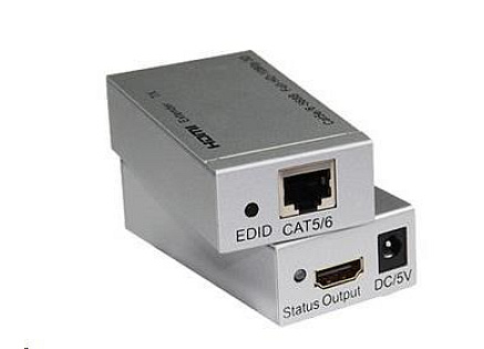 PremiumCord 4K HDMI extender na 60m přes jeden kabel Cat5e/Cat6