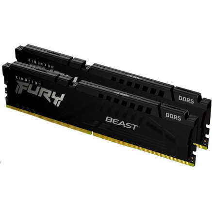 KINGSTON DIMM DDR5 64GB (Kit of 2) 5200MT/s CL40 FURY Beast Černá