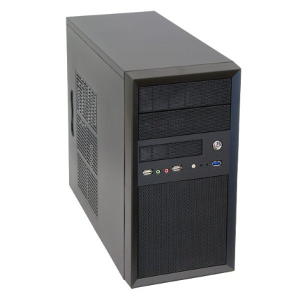 CHIEFTEC skříň Mesh Series/uATX, CT-01B, Black, USB 3.0