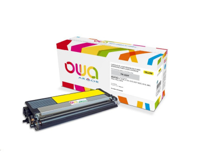 OWA Armor toner pro BROTHER HL 4140, 4150, 4570, MFC 9460 DCP 9055, 9270, 3500 Stran, TN325Y, žlutá/yellow (TN-325Y) OWA Armor toner pro BROTHER HL 4140, 4150, 4570, MFC 9460 DCP 9055, 9270, 3500 Stran, TN325Y, žlutá/yellow (TN-325Y)