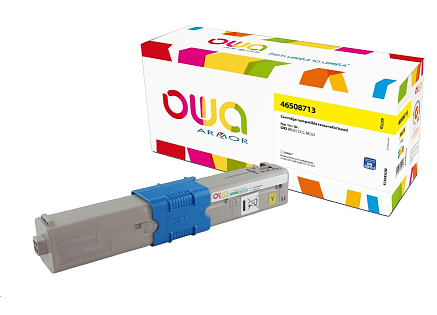 ARMOR toner pro Oki C332, MC363 (46508713), žlutá/yellow, 1500 str