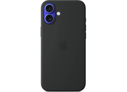 APPLE iPhone 16 Plus Silicone Case with MagSafe - Black APPLE iPhone 16 Plus Silicone Case with MagSafe - Black