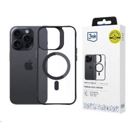 3mk ochranný kryt Satin Armor MagCase pro iPhone 15 Pro Max 3mk ochranný kryt Satin Armor MagCase pro iPhone 15 Pro Max