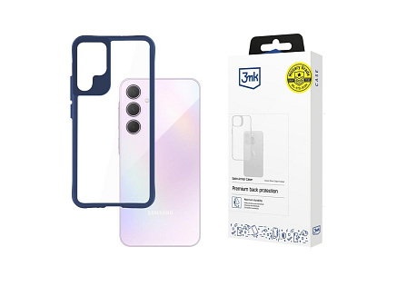 3mk ochranný kryt Satin Armor Case+ Blue pro Samsung Galaxy A35 5G