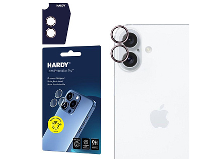3mk Hardy Lens Protection Pro pro iPhone 16/16 Plus Pink
