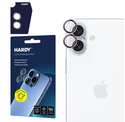 3mk Hardy Lens Protection Pro pro iPhone 16/16 Plus Pink 3mk Hardy Lens Protection Pro pro iPhone 16/16 Plus Pink