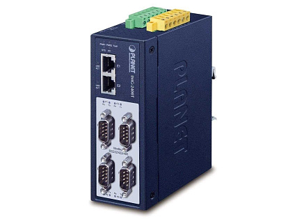 PLANET IMG-2400T Průmyslová brána, MODBUS, 4x RS-232/422/485 na IP, 2x RJ-45 10/100Base-TX, -40 až +75°C, DC12-48V, IP40 PLANET IMG-2400T Průmyslová brána, MODBUS, 4x RS-232/422/485 na IP, 2x RJ-45 10/100Base-TX, -40 až +75°C, DC12-48V, IP40