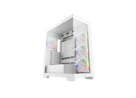 DEEPCOOL Case CG580 4F V2 WH, ATX, Průhledná bočnice, 4x120mm ARGB, bílá