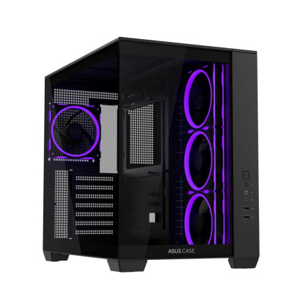 ASUS Case A32 PLUS TG ARGB, ATX, Průhledná bočnice, 4x 120mm ARGB Fan, Černá ASUS Case A32 PLUS TG ARGB, ATX, Průhledná bočnice, 4x 120mm ARGB Fan, Černá