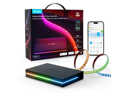 Govee AI Sync Box 2 Smart TV RGBICW podsvětlení 55-65" Govee AI Sync Box 2 Smart TV RGBICW podsvětlení 55-65"