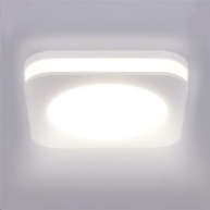 Solight LED podhledové svítidlo, 6W, 420lm, 4000K, IP44, čtvercové
