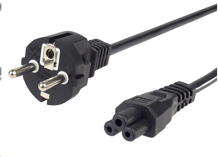 PREMIUMCORD Kabel napájecí 230V pro NTB 2m (3pin C5, trojlístek, "Mickey Mouse") PREMIUMCORD Kabel napájecí 230V pro NTB 2m (3pin C5, trojlístek, "Mickey Mouse")
