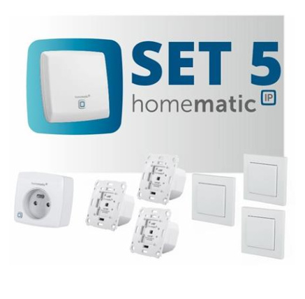 Homematic IP  Sada osvětlení (s možností stmívání) - HmIP-SET5