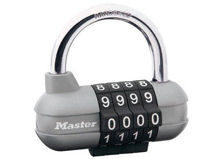 Master Lock Kombinační visací zámek horizontální 1520EURD - - šedý Master Lock Kombinační visací zámek horizontální 1520EURD - - šedý