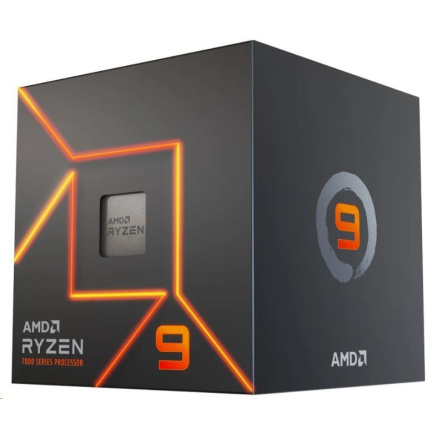 CPU AMD RYZEN 9 7900, 12-core, 3.7GHz, 76MB cache, 65W, socket AM5, BOX