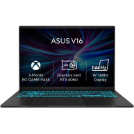 ASUS NTB Vivobook V16 (V3607VU-RP345W), Core 5 210H, 16" 1920x1200, 16GB, 1TB SSD, Intel+RTX 4050, W11 Home, Matte Black