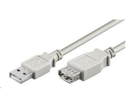 PREMIUMCORD Kabel USB 2.0 A-A 0,5m (50cm), prodlužovací (M/F)