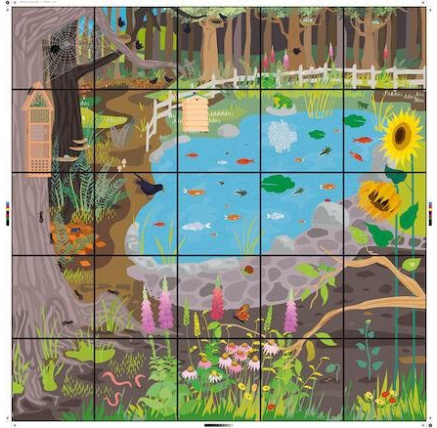 TT - Bee-Bot Podložka Divoká zahrada