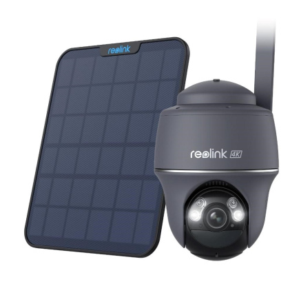 REOLINK bezpečnostní kamera Go Series G440, Go Ultra, 8MP 4G LTE, Solární panel 2, šedá