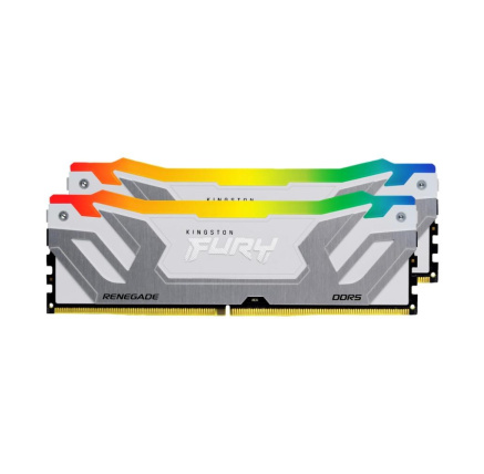 KINGSTON CUDIMM DDR5 48GB (Kit of 2) 8400MT/s CL40 FURY Renegade RGB White XMP KINGSTON CUDIMM DDR5 48GB (Kit of 2) 8400MT/s CL40 FURY Renegade RGB White XMP