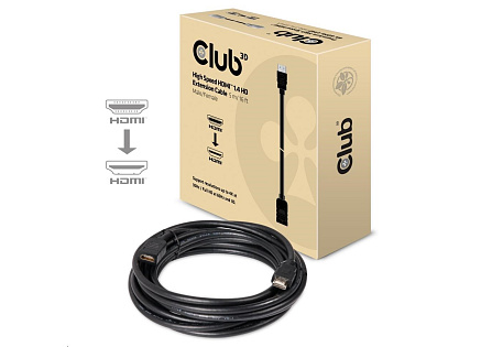 Club3D Kabel prodlužovací HDMI 1.4, 5m