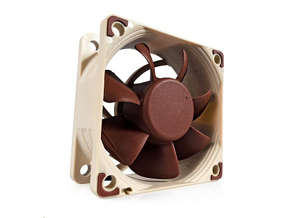 NOCTUA Ventilátor NF-A6x25-PWM, 60mm, hnědá
