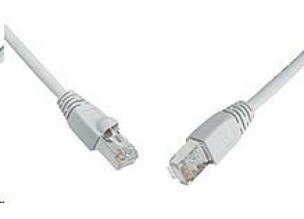 Solarix Patch kabel CAT5E SFTP PVC 5m šedý snag-proof C5E-315GY-5MB