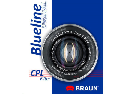 Braun C-PL BlueLine polarizační filtr 62 mm Braun C-PL BlueLine polarizační filtr 62 mm