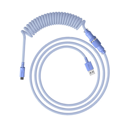 HyperX USB-C Coiled Cable Light Purple - Příslušenství ke klávesnici HyperX USB-C Coiled Cable Light Purple - Příslušenství ke klávesnici
