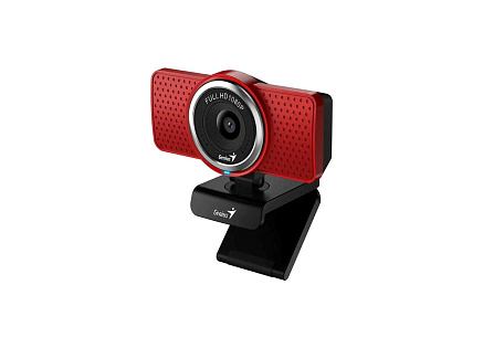 GENIUS webová kamera ECam 8000/ červená/ Full HD 1080P/ USB-C/ USB/ mikrofon GENIUS webová kamera ECam 8000/ červená/ Full HD 1080P/ USB-C/ USB/ mikrofon