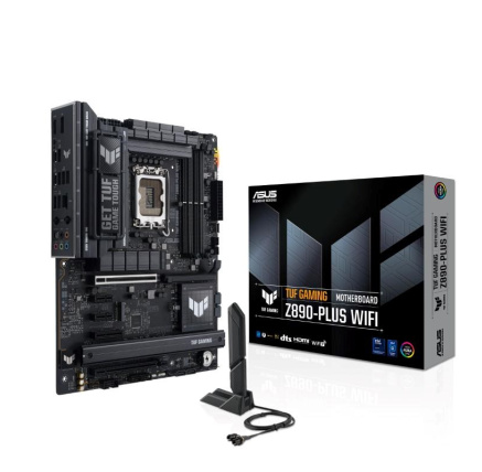 ASUS MB Sc LGA1851 TUF GAMING Z890-PLUS WIFI, Intel Z890, 4xDDR5, 1xDP, 1xHDMI, 1xThunderbolt, 1xUSB4, WI-FI, ATX