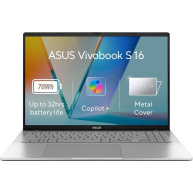 ASUS NTB Vivobook S16 (S3607QA-OLED064W), X X1 26 100, 16" 1920x1200, 32GB, 1TB SSD, Adreno, W11 Home, Cool Silver