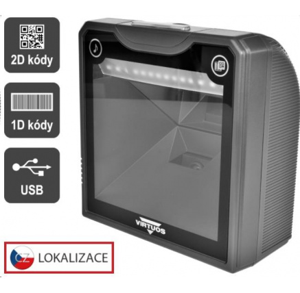 Virtuos 2D čtečka HT-865A, stacionární, USB, černá