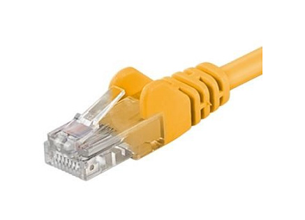 PremiumCord Patch kabel UTP RJ45-RJ45 CAT6 7m žlutá PremiumCord Patch kabel UTP RJ45-RJ45 CAT6 7m žlutá