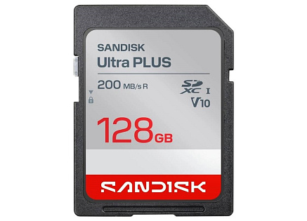 Sandisk Ultra PLUS SDXC karta 128GB UHS-I, V10, U1, C10, (200MB/s) Sandisk Ultra PLUS SDXC karta 128GB UHS-I, V10, U1, C10, (200MB/s)