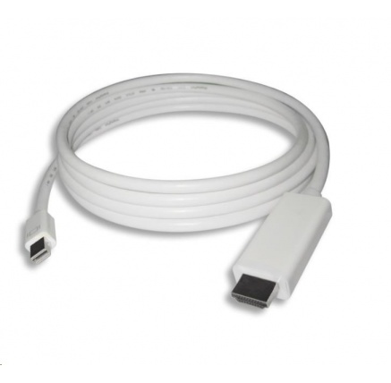 PREMIUMCORD Kabel mini DisplayPort 1.2 na HDMI 2.0, pro rozlišení 4Kx2K@60Hz, 3m