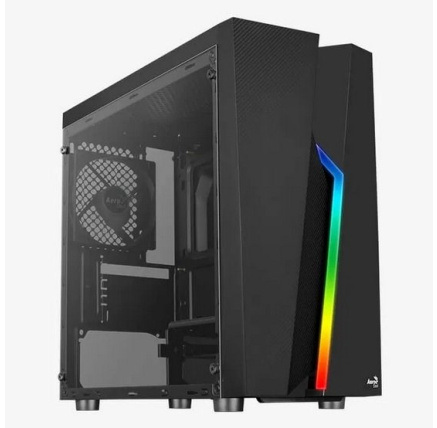 AEROCOOL skříň Bolt Mini, Micro tower, 1x USB 3.0, 2x USB 2.0, 2x audio, bez zdroje