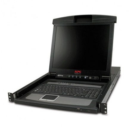 APC 17" Rack LCD Console with Integrated 16 Port Analog KVM Switch
