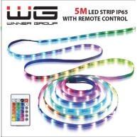 WG - LED pásek WG14, 5 metrů, s ovladačem, IP 65, USB-A