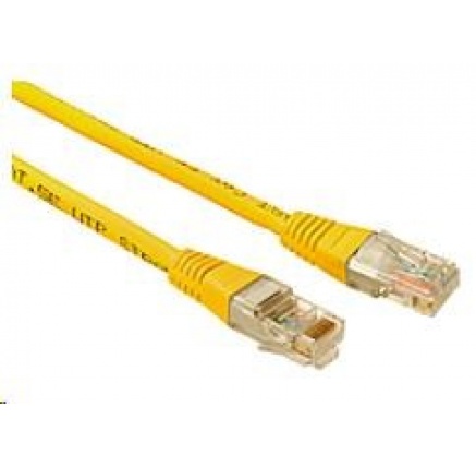 Solarix Patch kabel CAT5E UTP PVC 0,5m žlutý non-snag-proof C5E-155YE-0,5MB Solarix Patch kabel CAT5E UTP PVC 0,5m žlutý non-snag-proof C5E-155YE-0,5MB