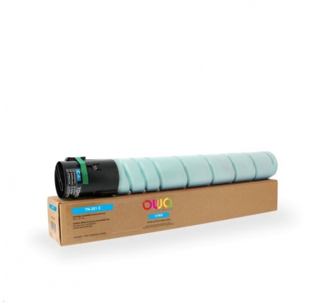 OWA Armor toner pro KONICA MINOLTA bizhub C224/C284/C364, 25000 stran, TN-321 C , modrý/cyan OWA Armor toner pro KONICA MINOLTA bizhub C224/C284/C364, 25000 stran, TN-321 C , modrý/cyan