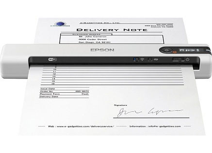 EPSON skener WorkForce DS-80W, A4, 600x600dpi, USB, mobilní