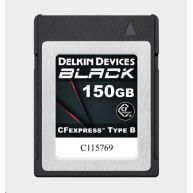 Delkin CFexpress BLACK R1725/W1530 150GB Type B