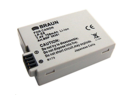 Braun akumulátor CANON LP-E8, 750mAh