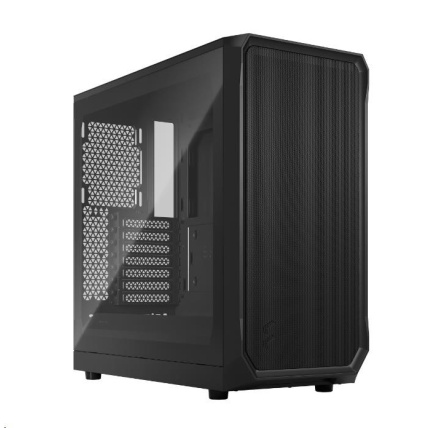 FRACTAL DESIGN skříň Focus 2 Black TG Clear Tint, 2x USB 3.0, bez zdroje, mATX