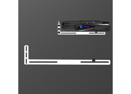 1stCool Podpěra GPU Hliníkový držák, bílá 1stCool Podpěra GPU Hliníkový držák, bílá