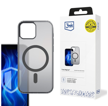 3mk ochranný kryt Frosty MagCase Black pro Apple iPhone 15 Plus 3mk ochranný kryt Frosty MagCase Black pro Apple iPhone 15 Plus