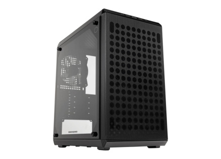 Cooler Master case MasterBox Q300L V2, mATX, Průhledná bočnice, 1x 120mm Fan, Černá