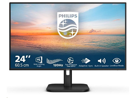 Philips MT 23,8" 24E1N1200A - 1920x1080,IPS,120Hz,D-Sub,HDMI,DP,Repro Philips MT 23,8" 24E1N1200A - 1920x1080,IPS,120Hz,D-Sub,HDMI,DP,Repro